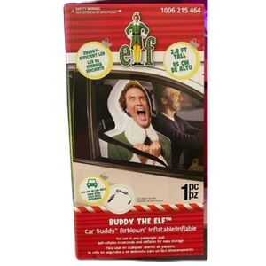 Buddy the Elf Car Buddy Inflatable NEW Christmas Decor Blow Up